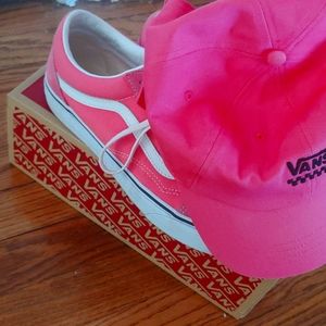 Pink Van Shoes and Vans Pink Hat